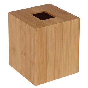 Soporte de caja de pañuelos de bambú Premium con acabado ecológico para decoración de sala de estar verde, cocina o aplicación de habitación de hotel - Product Image 4