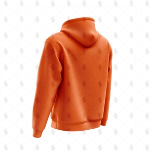 Sudadera con Capucha Extra Grande para Hombre, 100% Algodón, 350 g/m², Tejido de Punto, Color Liso Teñido, Largo Regular, Ropa Casual de Invierno - Product Image 4