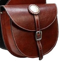 Meilleure vente de sac de selle de cheval en cuir véritable de haute qualité Western Trail Tooling Carving - Product Image 3
