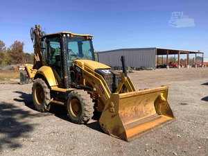 Chargeuse-pelleteuse Caterpillar 420F2/416E d'occasion de qualité supérieure avec roulement de moteur, boîte de vitesses, pompe, moteur - Testée et certifiée - Product Image 3