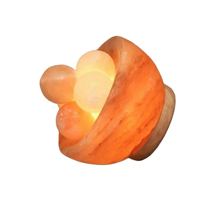 Himalayan Salt Lamp Bowl Natural Rock Salt Lamps with Stones, Unique Home Decor Zen Gifts Spa & Meditation Accessories - Product Image 5