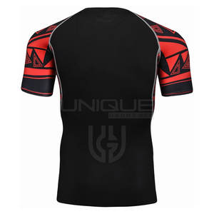 เสื้อป้องกันผดผื่นแขนสั้นแขนสั้นออกแบบได้ตามต้องการ - Product Image 3