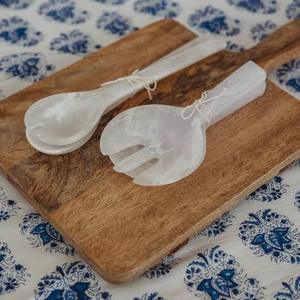 ชุดเครื่องมือทำสลัดทำด้วยมือส้อมเรซินอีพ็อกซี่เป็นมิตรกับสิ่งแวดล้อมเครื่องล้างจานปลอดภัยใช้ในครัวเรือนราคาขายส่ง - Product Image 5