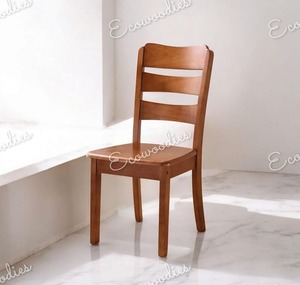 Natural Wood Dining Chair New Design Solid Wooden Chair Comfortable Wooden Chair For Dining Area - Product Image 1