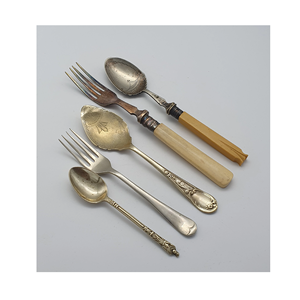 Ensemble de couverts pour la maison manche en os couteau/fourchette/cuillère à beurre 7 pièces accessoire pour dîner et vaisselle de mariage - Product Image 3