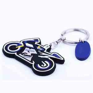 Patchs en caoutchouc PVC, porte-clés de moto sportive, personnalisable, écologique, design en relief 3D en forme de cœur pour sacs, chapeaux, vestes - Product Image 1