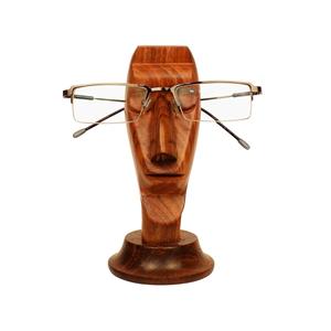 Présentoir de support de lunettes en forme de nez en bois fait à la main - Product Image 5