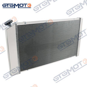 Radiador de aluminio GTGMOTO de 3 filas + cubierta de ventilador para Chevy Caprice C30 1983-1990 86 <span class=keywords><strong>87</strong></span> 88 1989 - Product Image 2