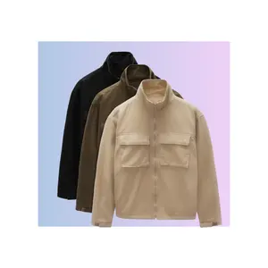Fast Delivery Khaki Jacket Minimalist Keep Warm Oem Service Packed Into Plastic Bags From Vietnam Manufacturer