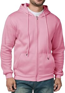 Sudaderas Casuales de Invierno para Hombre, Color Sólido, 100% Algodón, Felpa, Corte Regular, Secado Rápido y Transpirable, Ecológicas, con Bolsillo, Alta Calidad - Product Image 2