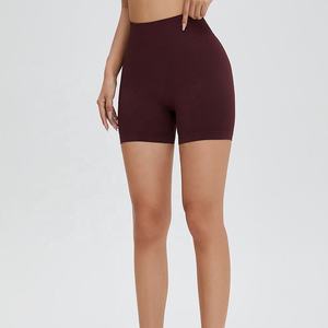 Mid Waist Seamless Compression Scrunch Butt Lift Yoga Shorts Fitness Men Sport Workout Gym Biker Casual 100% Cotton <b>Elastic</b> - Product Image 3