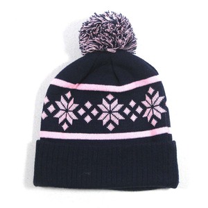 Bonnet en tricot à motif personnalisé avec logo personnalisé brodé pour l'hiver Chapeaux classiques Bonnet à manchette Bonnet quotidien - Product Image 6
