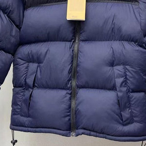 Marque à la mode hommes printemps automne mode pardessus nouvelle couleur unie revers veste décontractée lapin plaine teint produit fini avant - Product Image 3