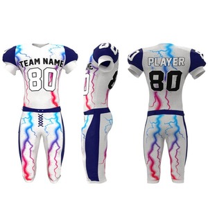 Breathable Short Sleeve Design Optimal Comfort American Football Uniform Set for Adults and <b>Kids</b> Plus Size for <b>Kids</b> and Adults - Product Image 5