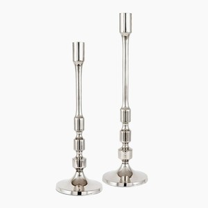 Bougeoirs de luxe en métal faits à la main avec logo personnalisé centre de table de mariage décoratif emballage personnalisé bougie en gros - Product Image 1