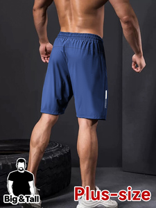 Mens Workout thể thao quần short Nhanh khô cộng với Kích thước quần short Trọng lượng nhẹ thể thao Quần Short chạy đi bộ đường dài & hoạt động ngoài trời hàng ngày mặc - Product Image 4