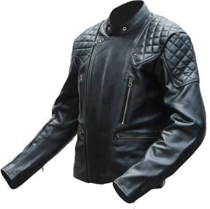Nouvelle veste de motard en cuir pour homme, grande taille, personnalisable, imprimée, imperméable, respirante, avec doublure amovible multi-couches - Product Image 2