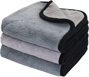 Meilleures ventes de serviettes en coton d'excellente qualité en tissu microfibre pour voiture multi-usages à bas prix emballage personnalisé - Product Image 2