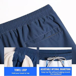 American Retro Trendy Casual Summer Cargo Shorts para hombres High Street Multi-Pocket Cruise Print Loose Fit XS Mid by Dress Sports - Product Image 5