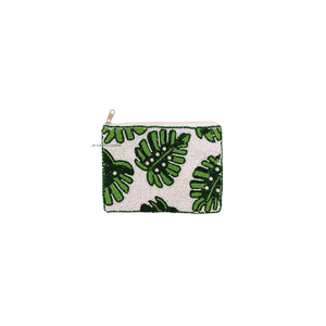 Summer-inspired Handmade Beaded <b>Coin</b> <b>Purses</b> Zipper Beach Motifs Multiple Shades Secure Perfect for Parties Beach Outings - Product Image 5