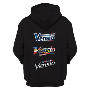 Sudadera con Capucha de Forro Polar Ligero 100% Poliéster con Estampado Gráfico de Carreras Personalizado, Impresión Digital Colorida, para Hombre y Mujer - Product Image 4
