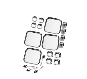 Vaisselle en acier inoxydable de haute qualité Restaurant Dîner Set 10 pièces Fête de mariage utilisé - Product Image 3