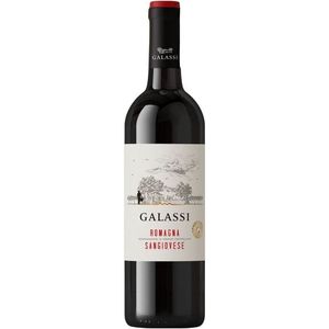 Galassi Sangiovese Di Romagna DOC Red <b>Wine</b> Smooth Classic Italian 750ml 6 Bottles Per Box - Product Image 1