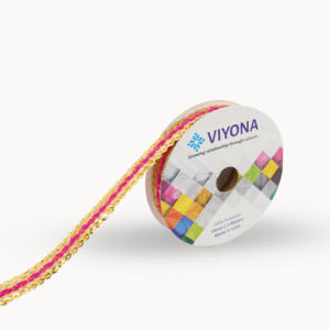 Patrón de onda metálica de ganchillo Premium, adorno de encaje decorativo de lujo tradicional, 15mm, poliéster, oro, cobre, bronce, mezcla de plata - Product Image 5