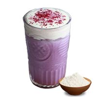 Poudre de lait au taro certifiée FSSC 22000, 20 kg, en sacs, ingrédients pour bubble tea par TOP INNO
