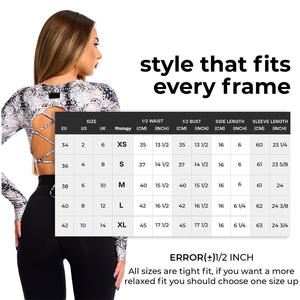 Chemise de compression de yoga à manches longues pour femmes, tissu extensible respirant, personnalisé, pour le sport de fitness, grande taille, technique lavée - Product Image 6