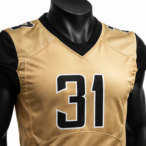Uniformes de Fútbol Americano Personalizados al por Mayor, Cuello en V, Malla, para Entrenamiento y Juego, OEM ODM - Product Image 5