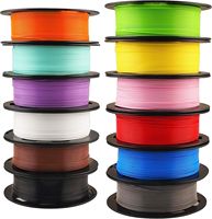 Haute qualité 1.75mm 1KG PLA TPU PETG Filament 3D matériel d'impression 3D Filament en plastique lisse multicolore