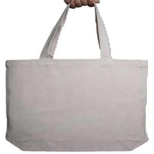 <b>Large</b> Organic Cotton <b>Bag</b> for Daily Shopping Eco-Friendly Recycled Gym <b>Beach</b> Canvas New Fashion Pocket Custom Logo Yoga Tote <b>Bag</b> - Product Image 2