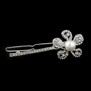 Women's Fancy Hair <b>Clip</b> - <b>Silver</b> - Product Image 1