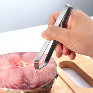 Herramientas de cocina Pinzas de hueso de pescado Abrazaderas de acero inoxidable Pinza de pelo de cerdo Pinza de hueso de pescado - Product Image 4