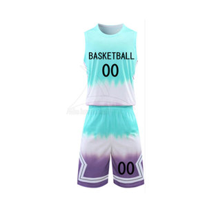 Nouvel arrivage Uniforme de basket-ball couleur unique Offre Spéciale uniforme de basket-ball nom de l'équipe personnalisé de bonne qualité - Product Image 5