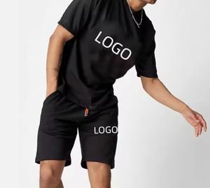 Custom Logo <b>Summer</b> Sportswear <b>Shirt</b> and Shorts Set <b>for</b> <b>Men</b> Running Short Sleeve T-<b>shirt</b> Two Pieces Short Sets - Product Image 1