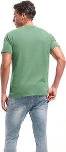 Camiseta lisa en blanco de alta calidad, Camiseta de algodón con estampado de logotipo personalizado, Camiseta estampada de talla grande para hombre - Product Image 6