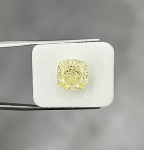 Coussin Taille 6.03 Ctw VS1 Clarté Fantaisie Jaune Clair Diamants Naturels En Vrac Taille Personnalisée Diamant Certifié GIA Prix De Gros - Product Image 1