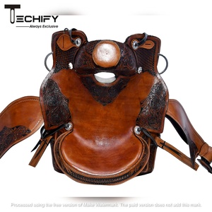 Selle de cheval anglaise de qualité supérieure, équipement léger pour chevaux, accessoires pour chevaux, produit équestre - Product Image 3