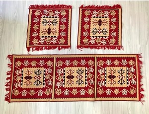 Juego de alfombras de asiento de coche estilo Kilim lavable, alfombra hecha a máquina para cubrir asientos de coche - Product Image 2