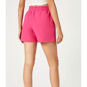 Short d'été unisexe léger en coton éponge français pour femme fabriqué sur mesure avec ceinture élastique caractéristique respirante - Product Image 6