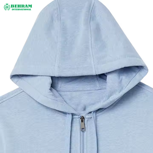 Logo personnalisé hiver sweats à capuche imprimé pull oversize pull Street Wear nouveau style hommes mode fermeture éclair sweats à capuche hommes - Product Image 5