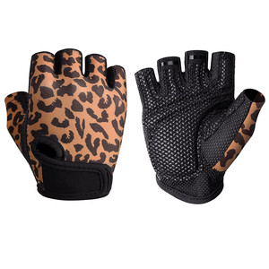 Guantes de Fitness de medio Dedo de seguridad profesional, venta al por mayor, empuñaduras de entrenamiento de gimnasio con muñequeras para levantamiento de pesas, protección de la palma - Product Image 1