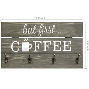 Support à tasses élégant en bois et métal de haute qualité pour la maison, la cuisine, l'hôtel, la table, le comptoir de cuisine - Fabriqué en Inde - Product Image 4