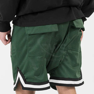 Pantalones cortos informales de malla para uso en exteriores, precio al por mayor, pantalones cortos de malla ligeros de gran tamaño con logotipo personalizado - Product Image 6