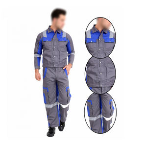 Uniforme de trabajo de seguridad reflectante de alta visibilidad Uniforme de seguridad de trabajo ligero de seguridad de cuerpo completo para hombres - Product Image 6