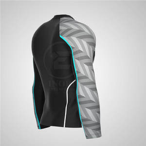 เสื้อรัดกล้ามเนื้อ MMA ระบายอากาศได้ดี พิมพ์ลายดิจิตอล สำหรับ BJJ แขนยาว น้ำหนัก 220 กรัม คุณภาพสูง - Product Image 4