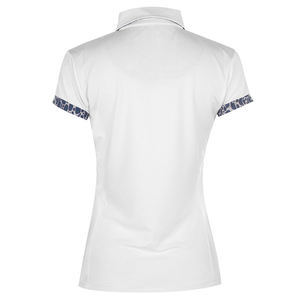 Polo personalizado de algodón y poliéster para entrenamiento CVC para mujer, Polo de Golf de punto con logotipo personalizado, camiseta para mujer - Product Image 2