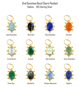 จี้ออนิกซ์สีดำทรงเหลี่ยมขนาด 8x6 มม. พร้อมตัวเรือนเงินแท้ 925 ชุบทองคำขาว สำหรับงานปาร์ตี้ - Product Image 5